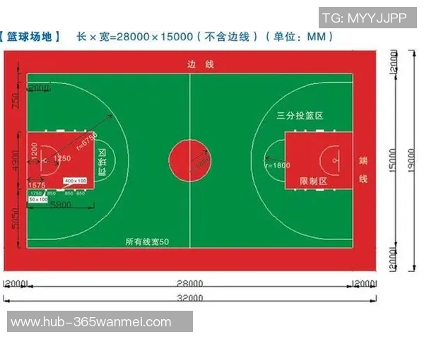 篮球场尺寸标准详解及其对比赛的影响与应用分析